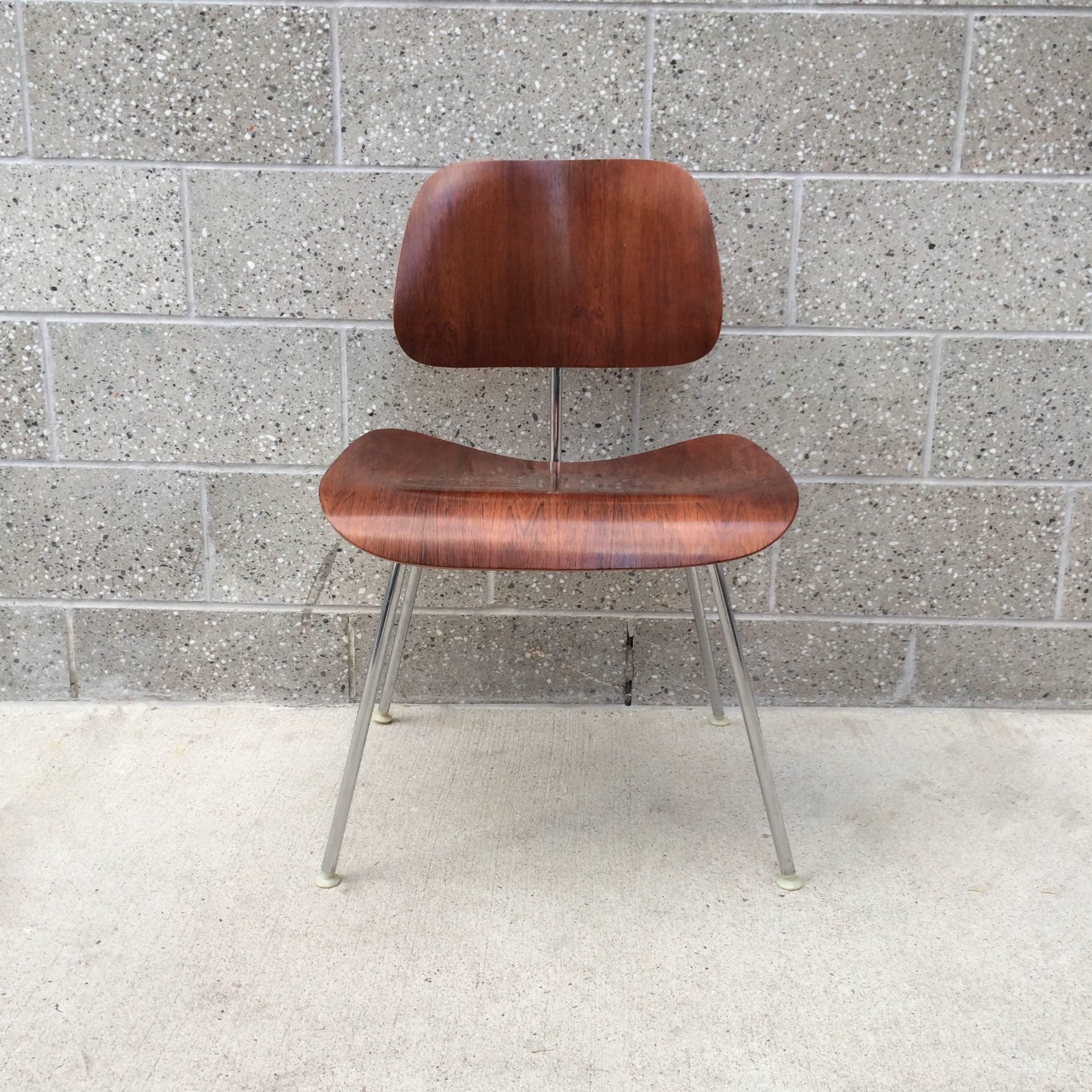 Mid-Century Modern Herman Miller Eames Rosewood DCM Chair