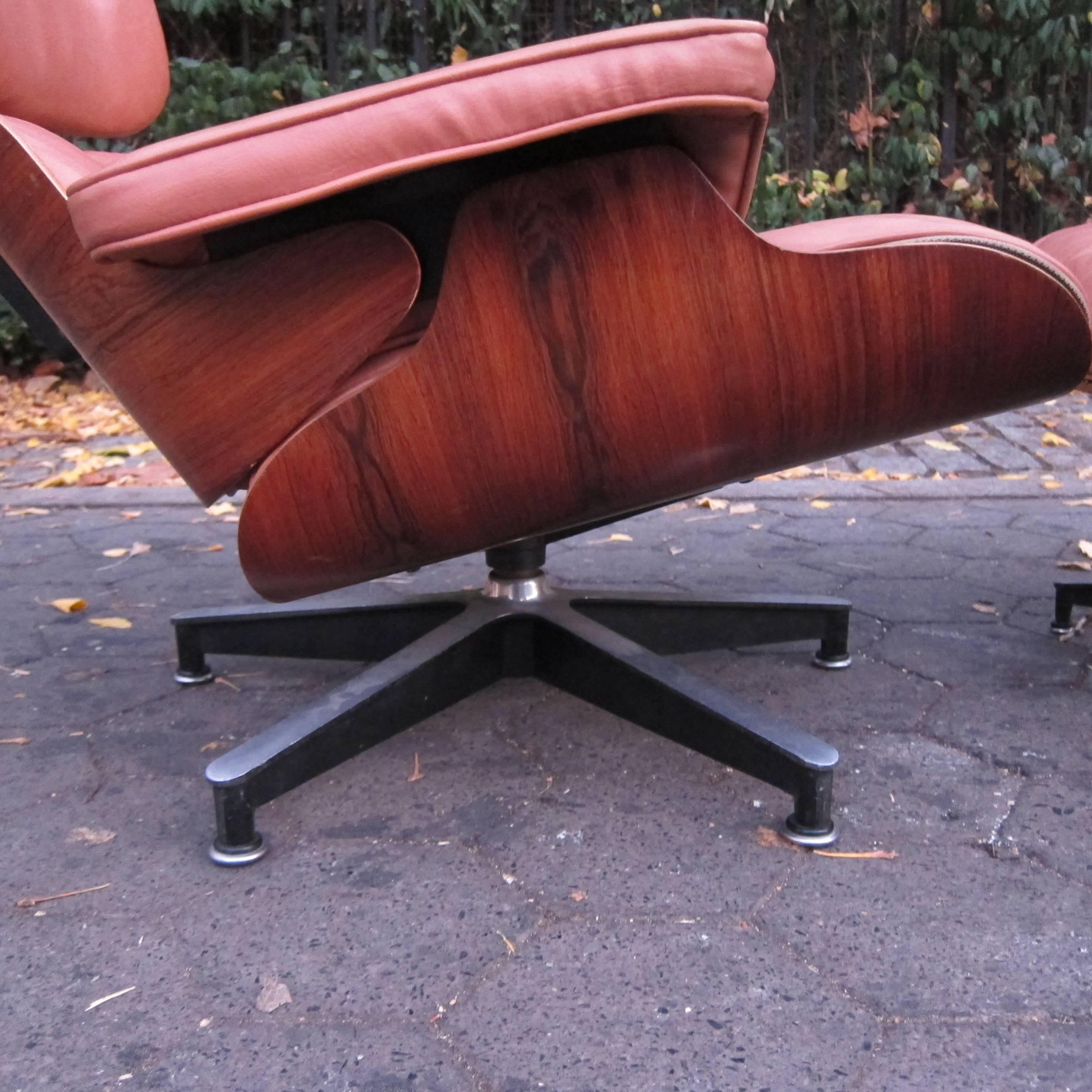 Herman Miller Eames Rosewood Lounge Chair and Ottoman 1