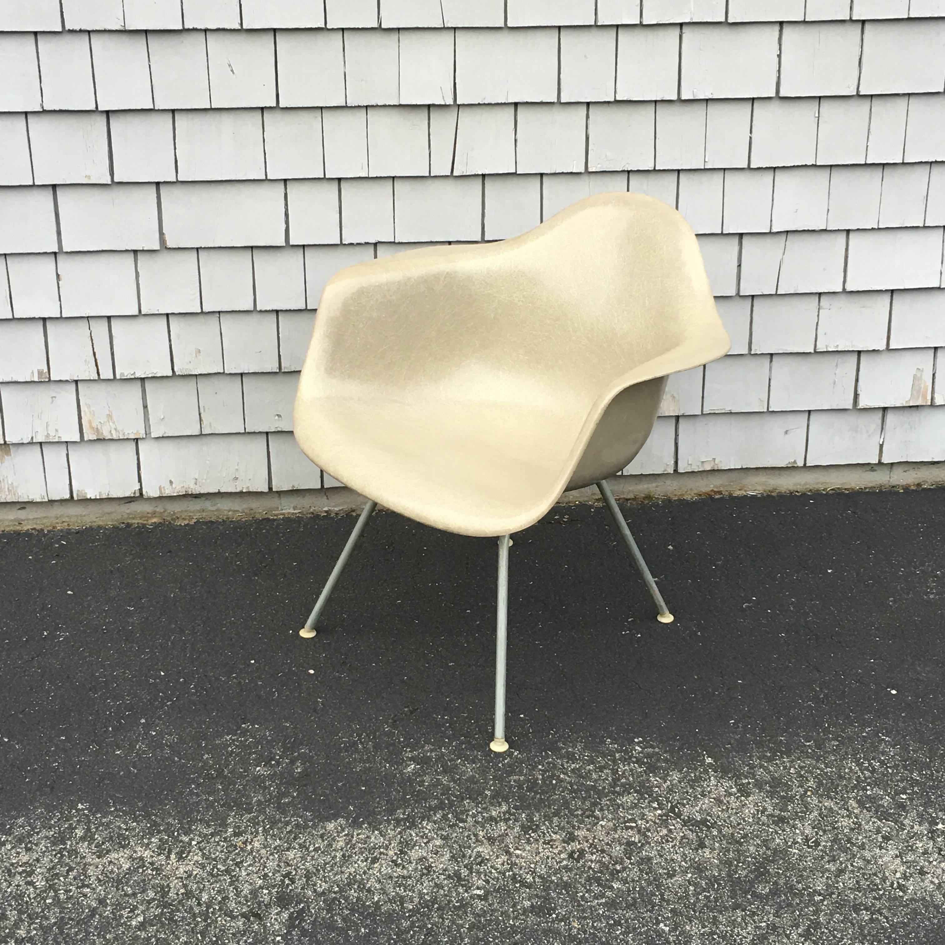 American Greige Herman Miller Eames Lax Lounge Chair