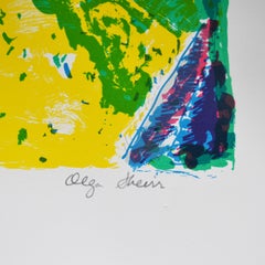 Limited Edition Jardin de Chine Serigraph by Olga Sheirr
