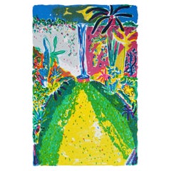 Limited Edition Jardin de Chine Serigraph by Olga Sheirr