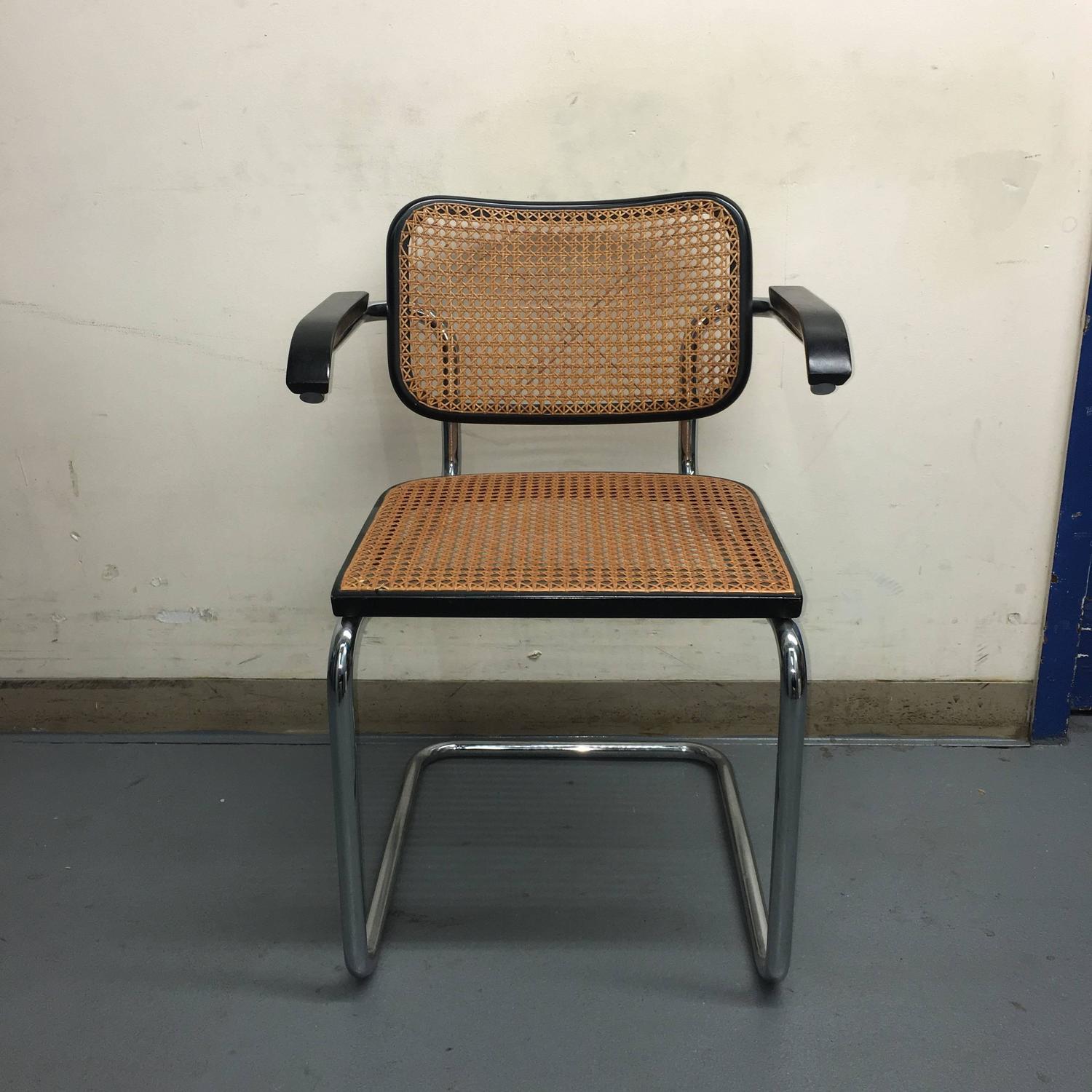 Four Marcel Breuer Cesca Dining Chair for Knoll at 1stdibs
