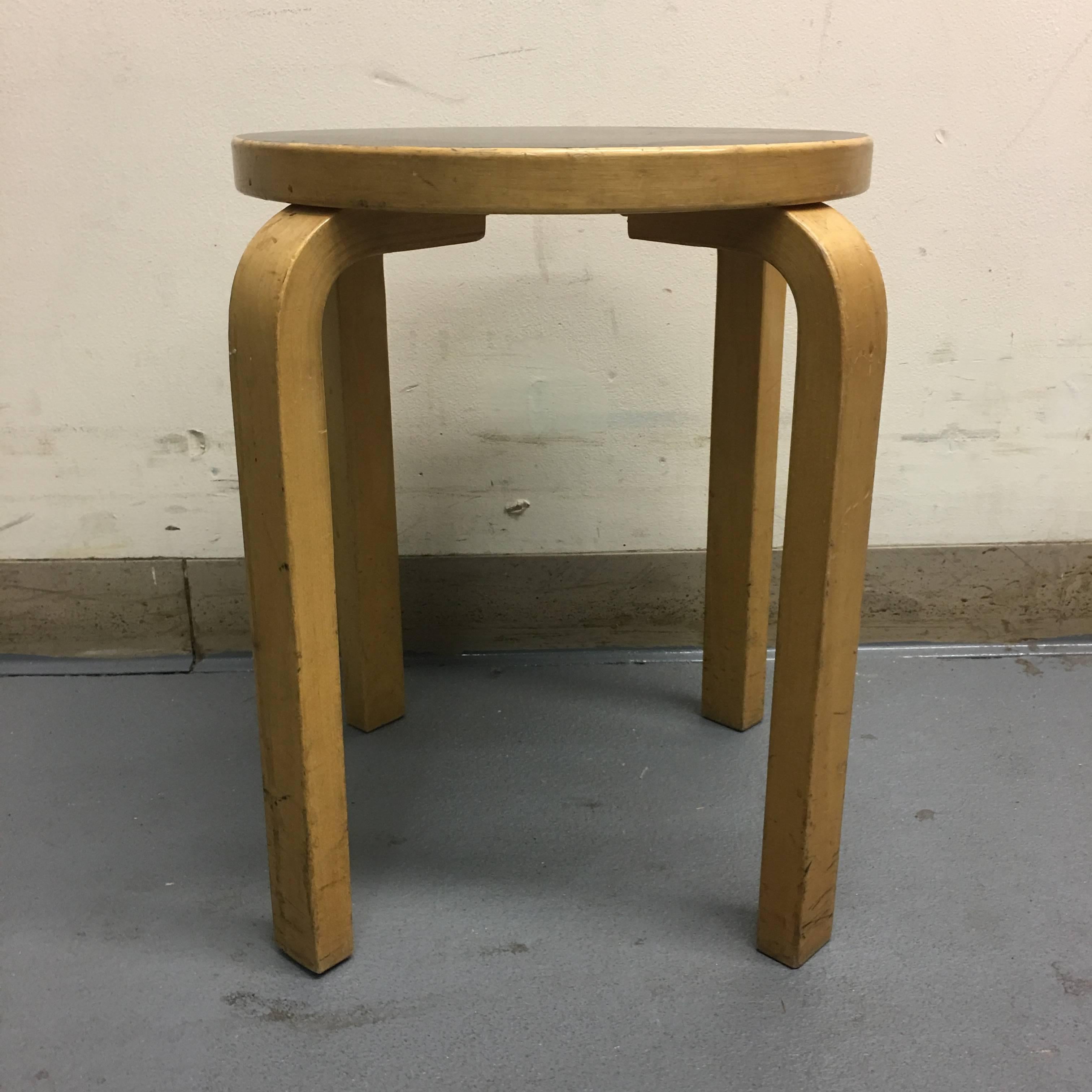 Mid-Century Modern Alvar Aalto Stool