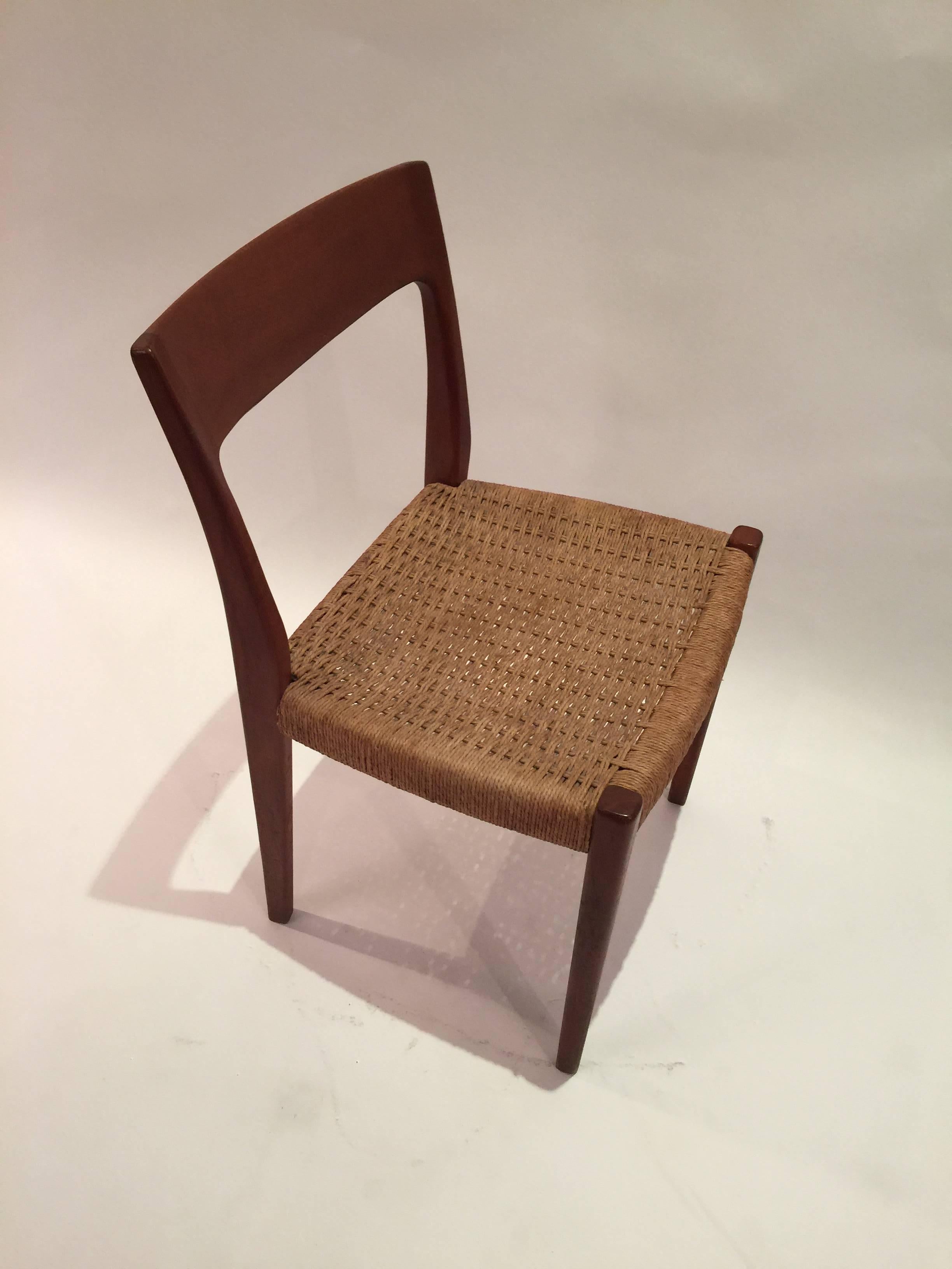 Scandinavian Modern Swedish Teak Svegards Dining Chair