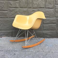 Herman Miller Eames Ochre Rar Rocking Chair
