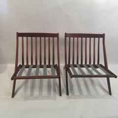 Pair of Folke Olhsson DUX Scissor Chairs