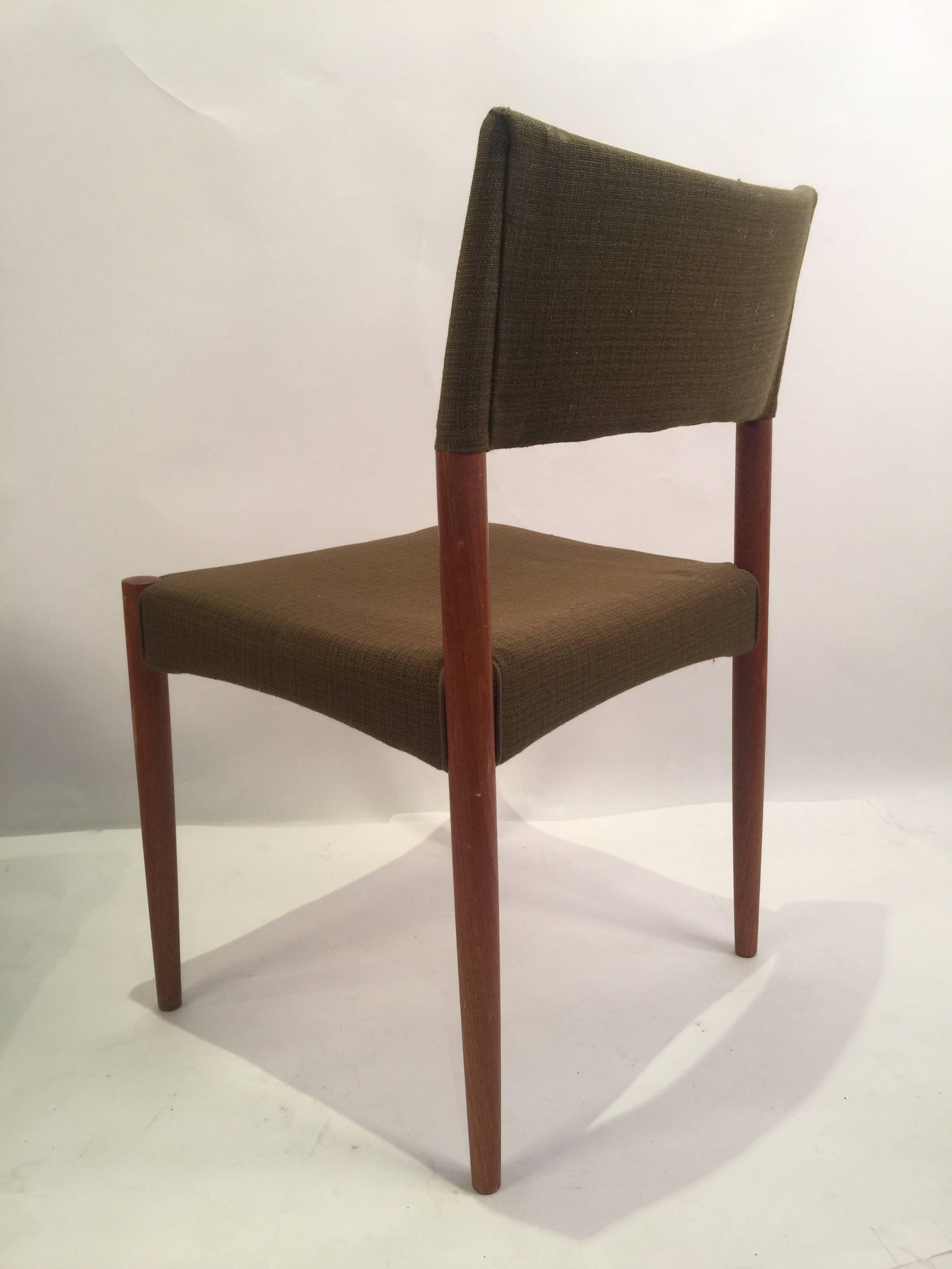 Mid-20th Century Set of Six V.S. Andersen Teak Dining Chairs