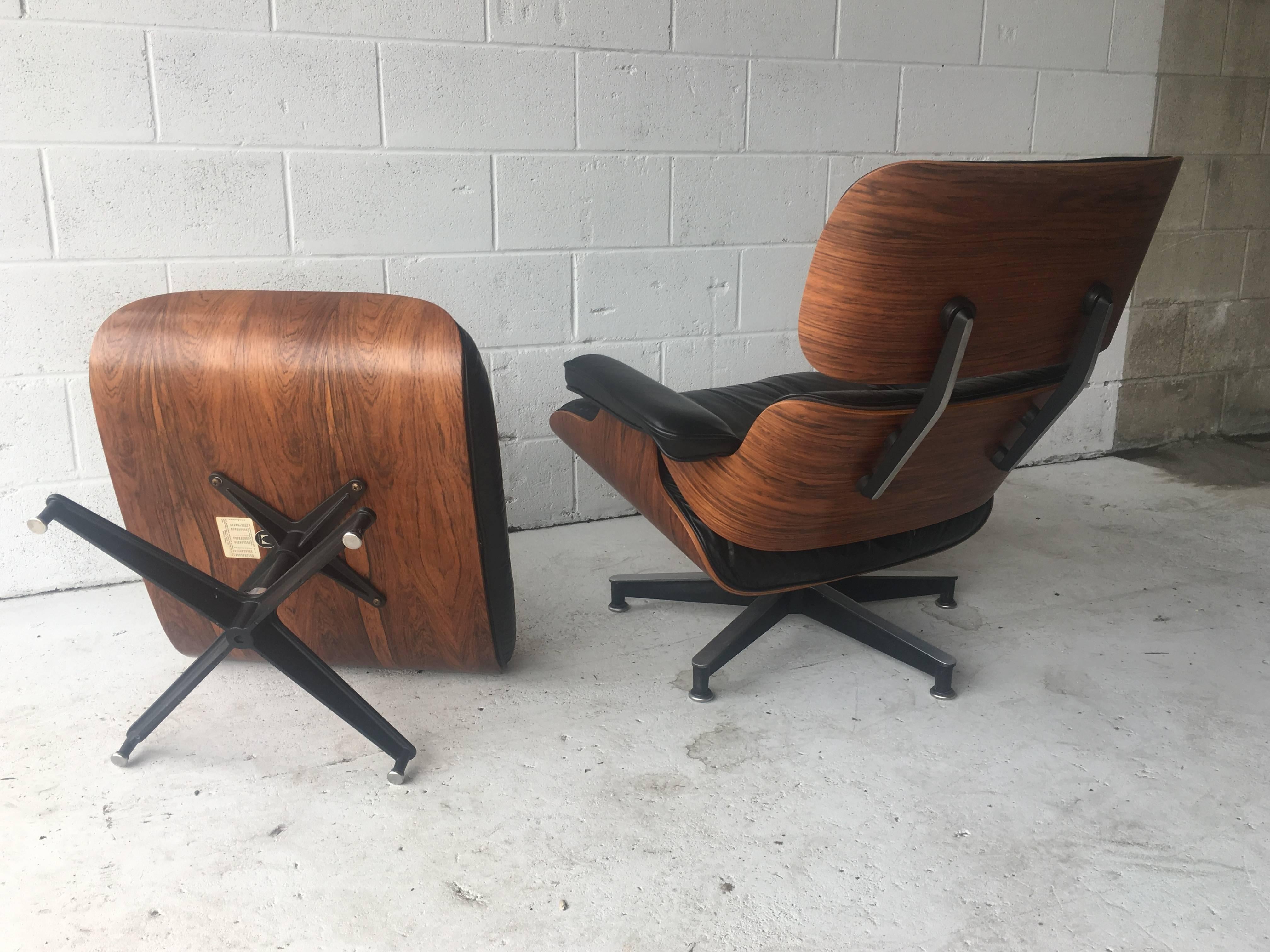 American Perfect Herman Miller Eames Lounge Chair and Ottoman