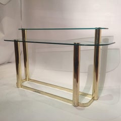 Two-Tier Console Table by Leon Rosen for Pace Collection
