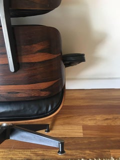 1960s Herman Miller Eames Lounge Chair with Down Cushions