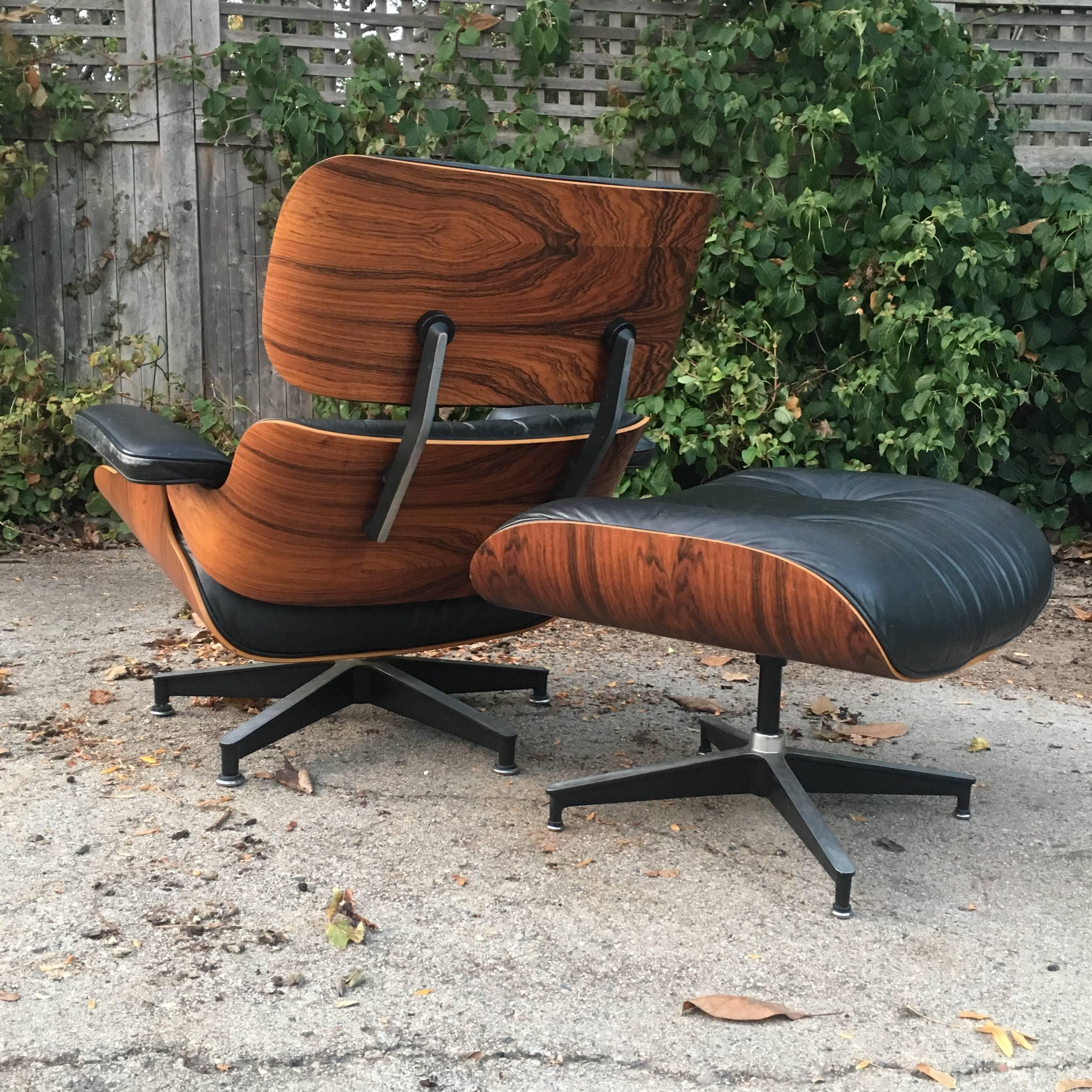 Mid-Century Modern Superb Eames Lounge and Ottoman for Herman Miller