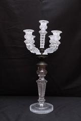 Chandelier Candlestick Saint Louis Crystal France, 1810-1820, 19th Century