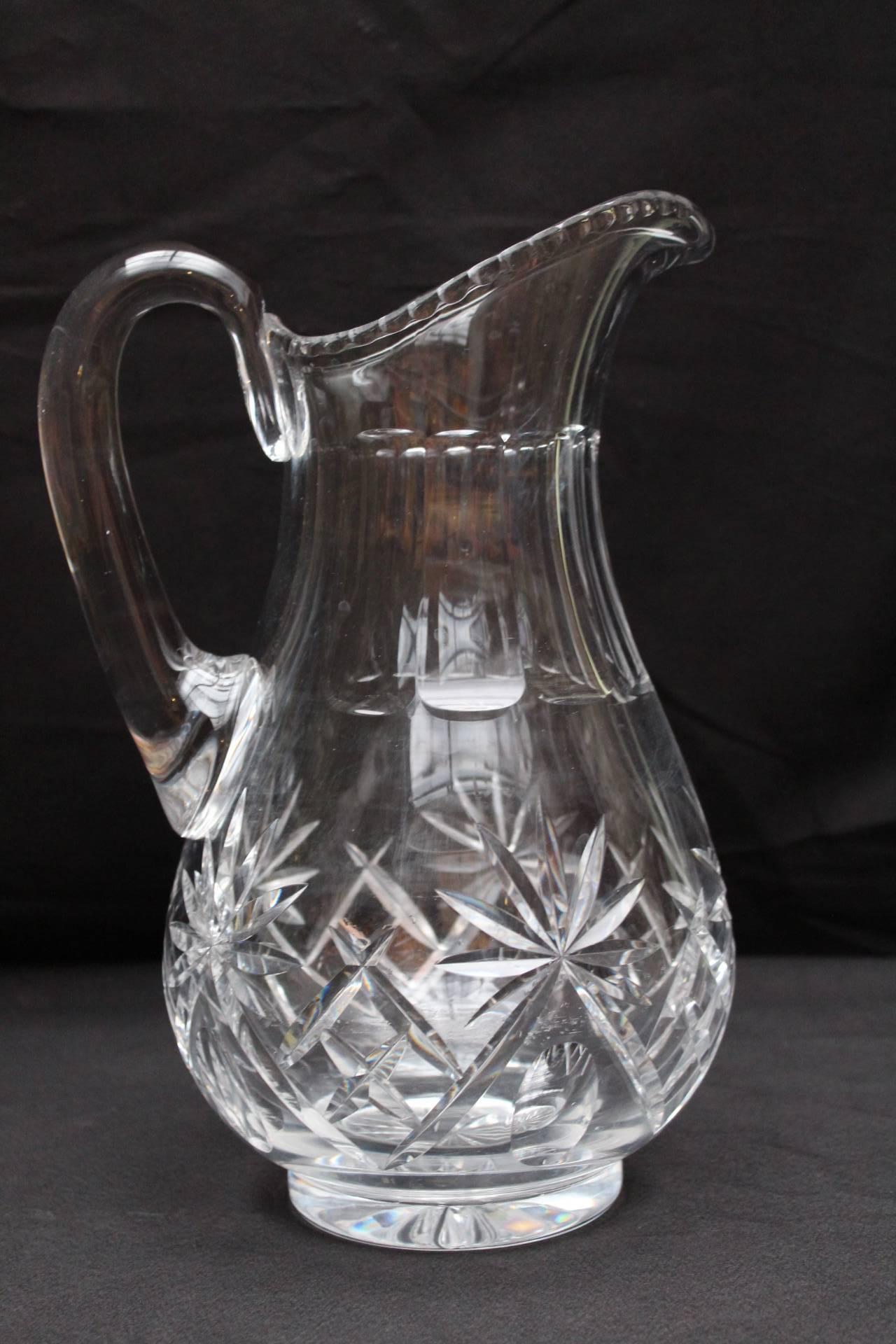 Water Pitcher
Attributed to Baccarat 
Crystal
19th Century
France