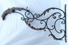 Wall Bracket, Metal and Brass, East France, circa 1860