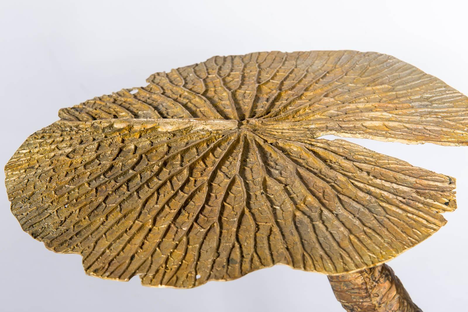 Coffee Table by Frederic DAD in Hammered Bronze, Model Lily, 2015.