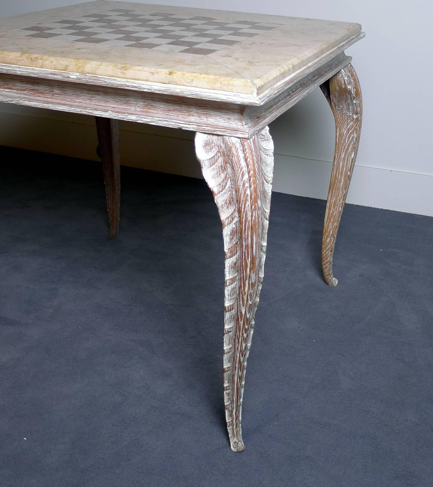 20th Century Game Table by Jansen, circa 1940 For Sale