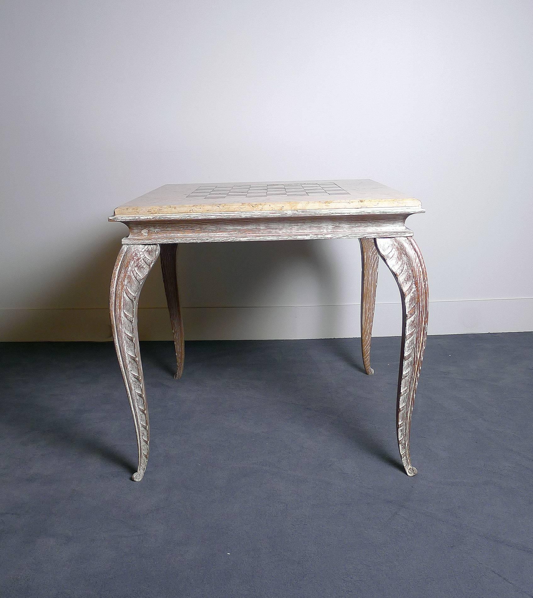 Game Table by Jansen, circa 1940 For Sale 1