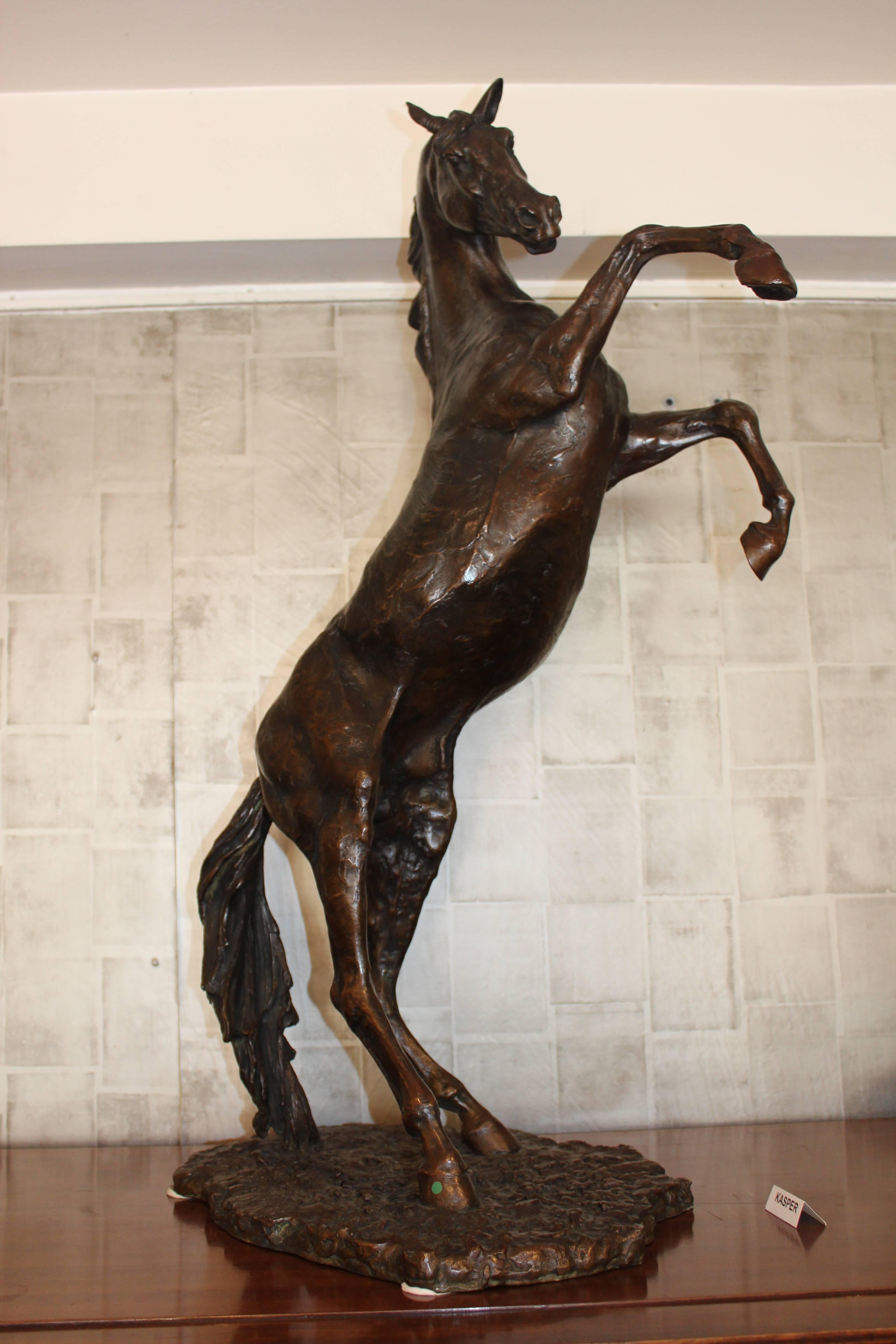 Lights Horse Sculpture in Bronze by Arnaud Kasper For Sale 2