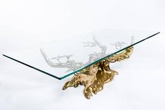 Coffee Table Model Tree in the Style of Willy Daro, circa 1970