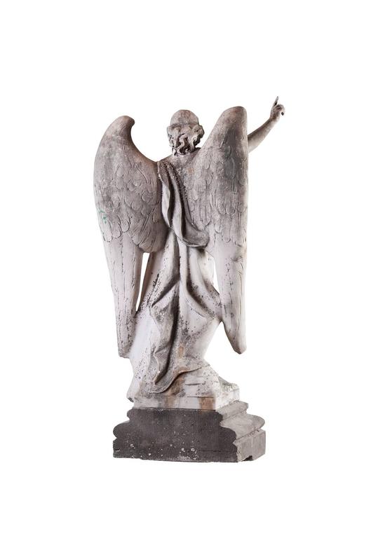 Angel, 19th Century Sculpture Marble For Sale at 1stDibs