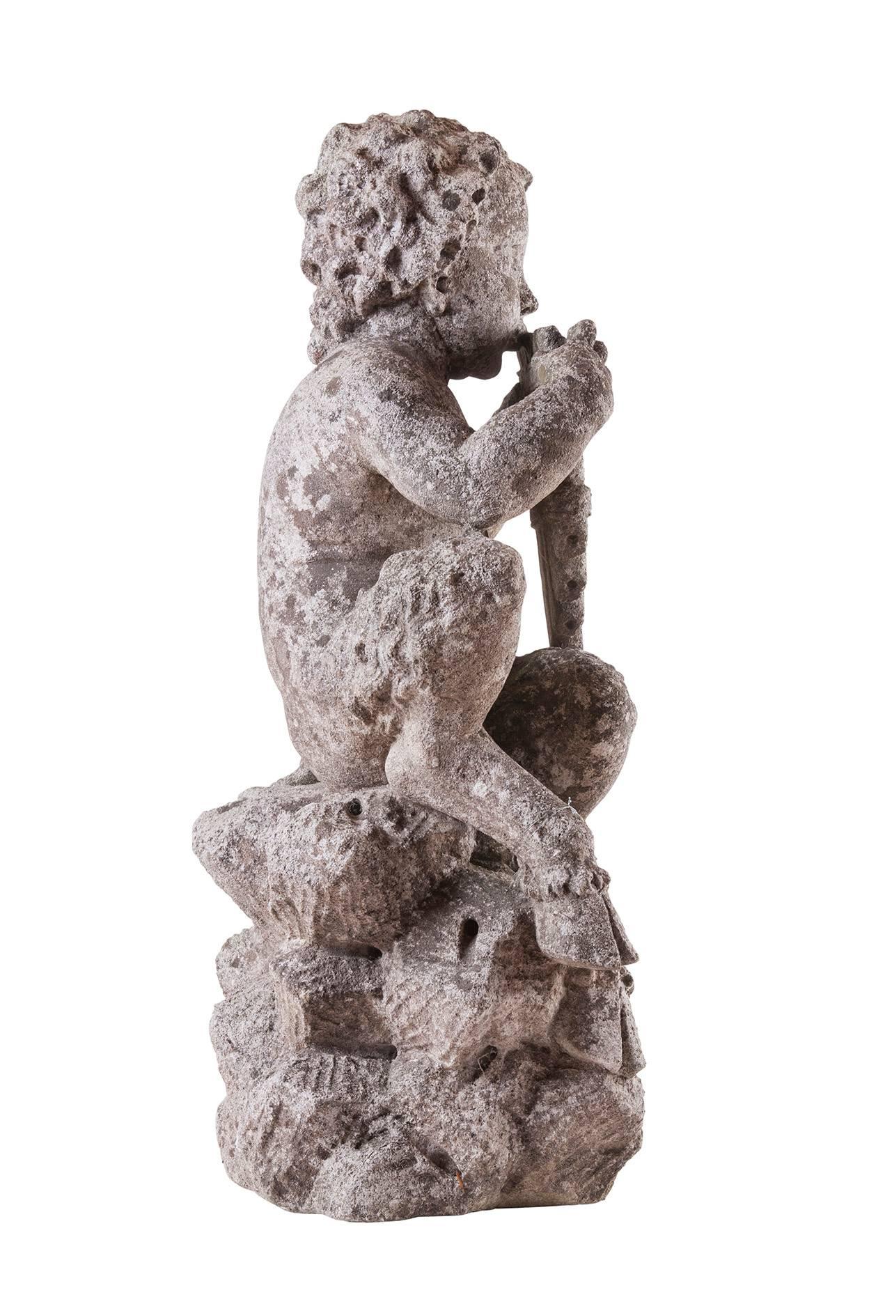Classical sculpture of a Faun. Around 30 years old. From Italy.
A nice handwork.