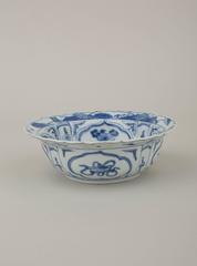 Chinese Porcelain Kraak Klapmutz Bowl, Wanli
