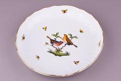 Herend Rothschild Bird Round Open Vegetable Bowl
