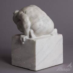 Kneeling Nude Sculpture by Laszlo Lakatos, 2014