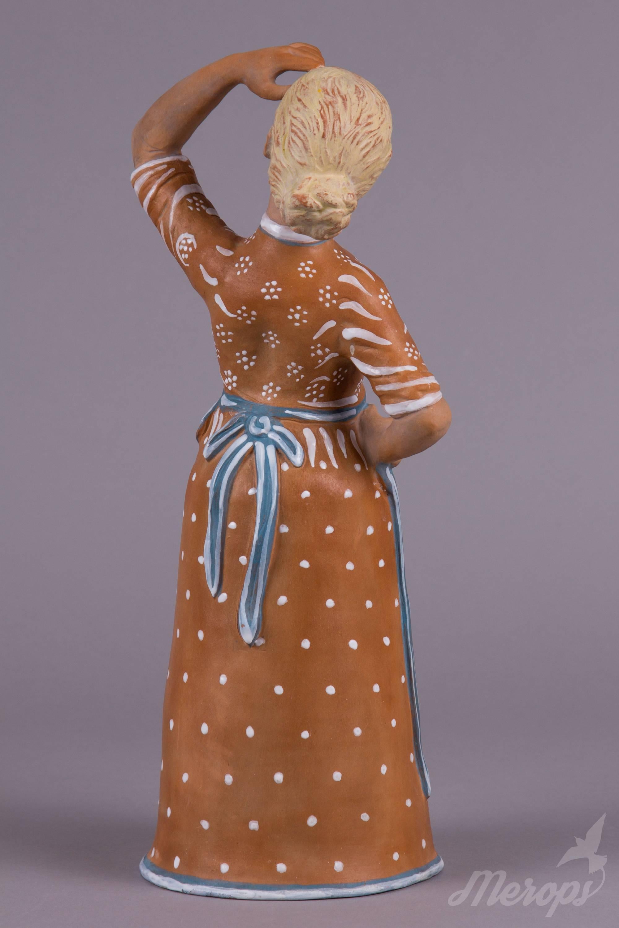Margit Kovacs Art Pottery, Girl Looking to the Clouds, circa 1950 at