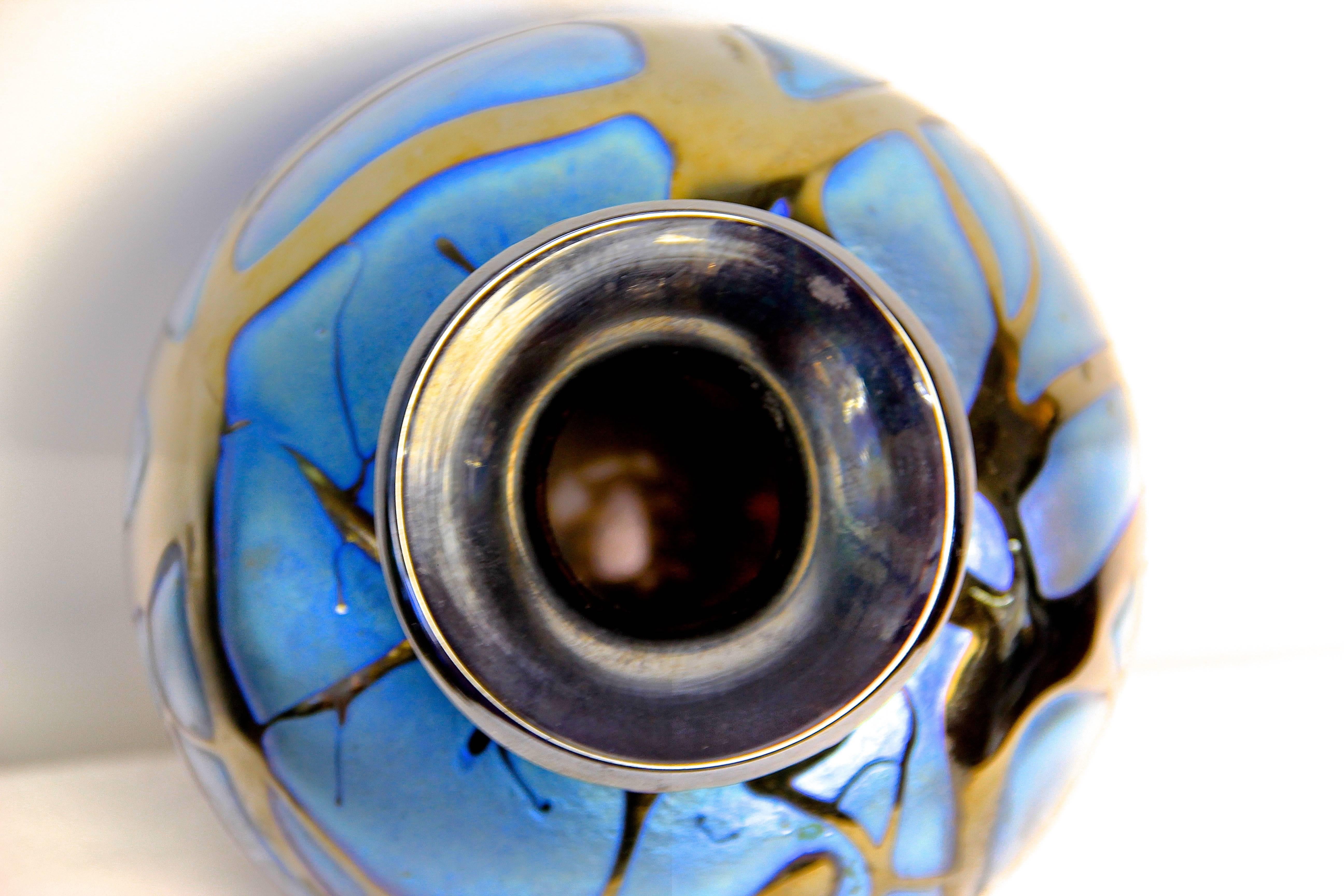 Art Nouveau Small Art Nouveu Vase, Attributed to Palme Koenig, circa 1910