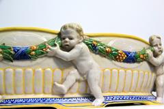 "Karlsruher" Majolica Jardiniere, Signed, circa 1905