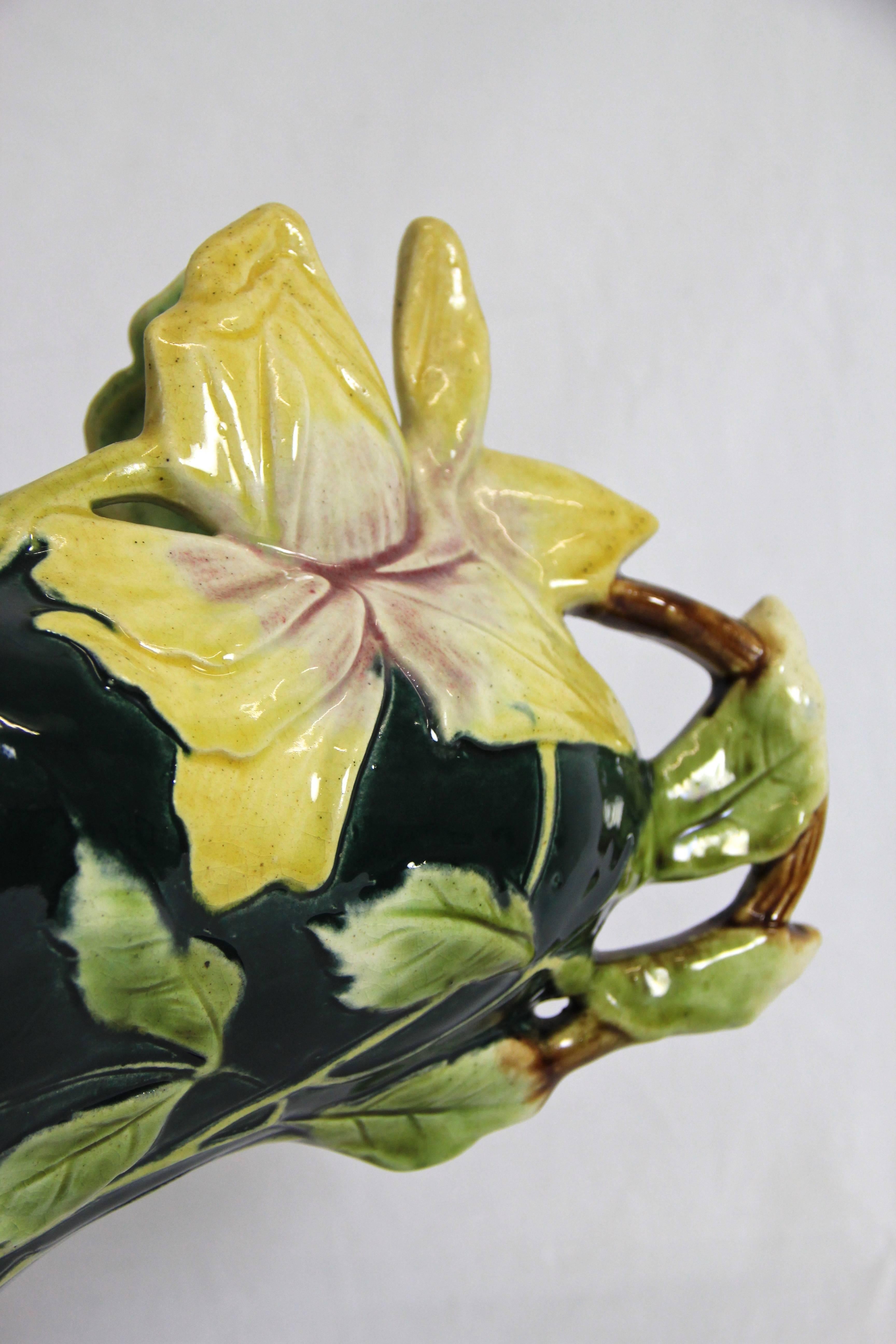 Austrian Wonderful Big Art Nouveau Jardiniere, Attributed to Julius Dressler, 1900