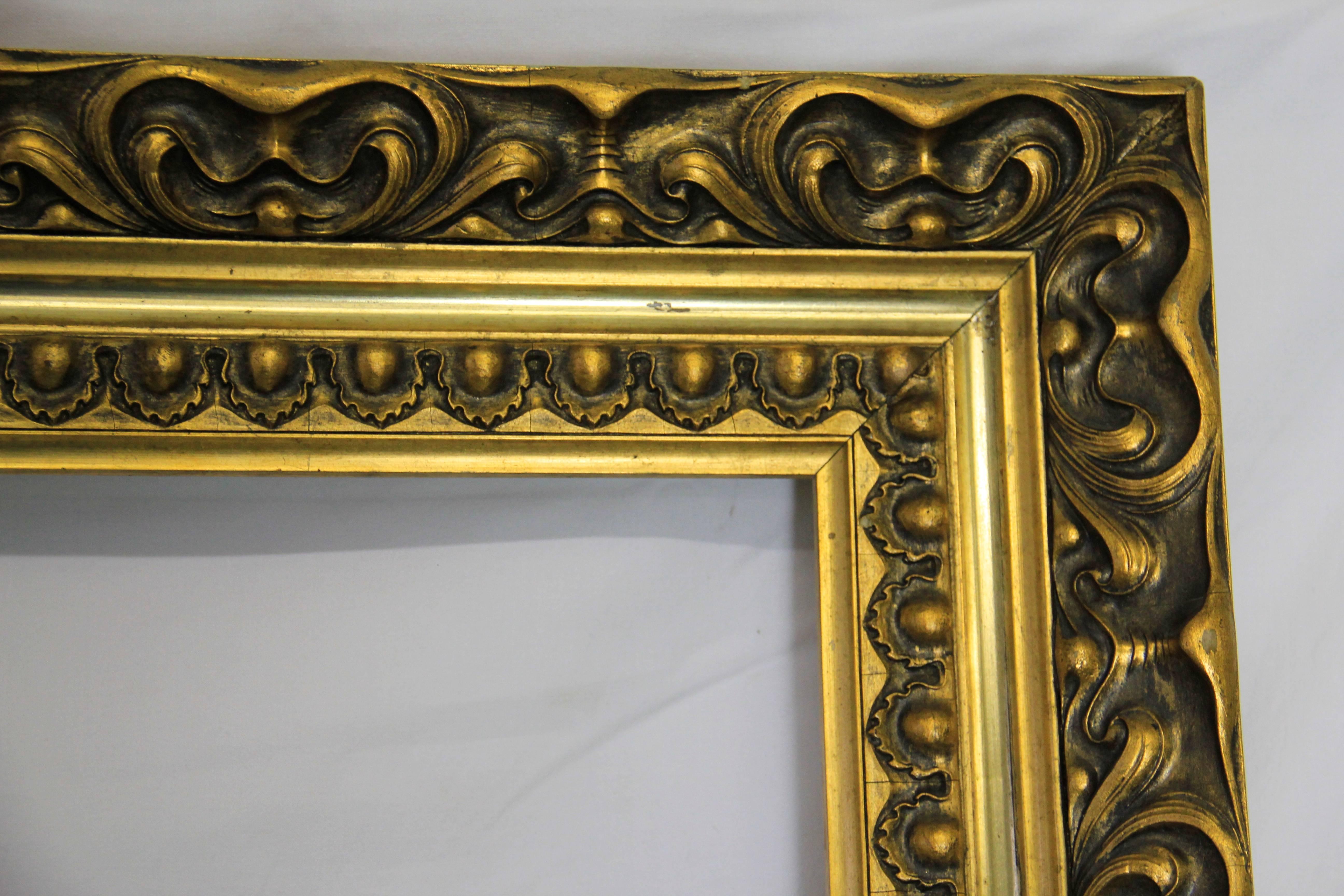 Austrian Large Art Nouveau Pomp Frame, Austria, circa 1900