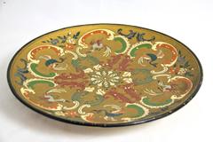 Majolica Wall Plate by Wilhelm Schiller & Son, circa 1890