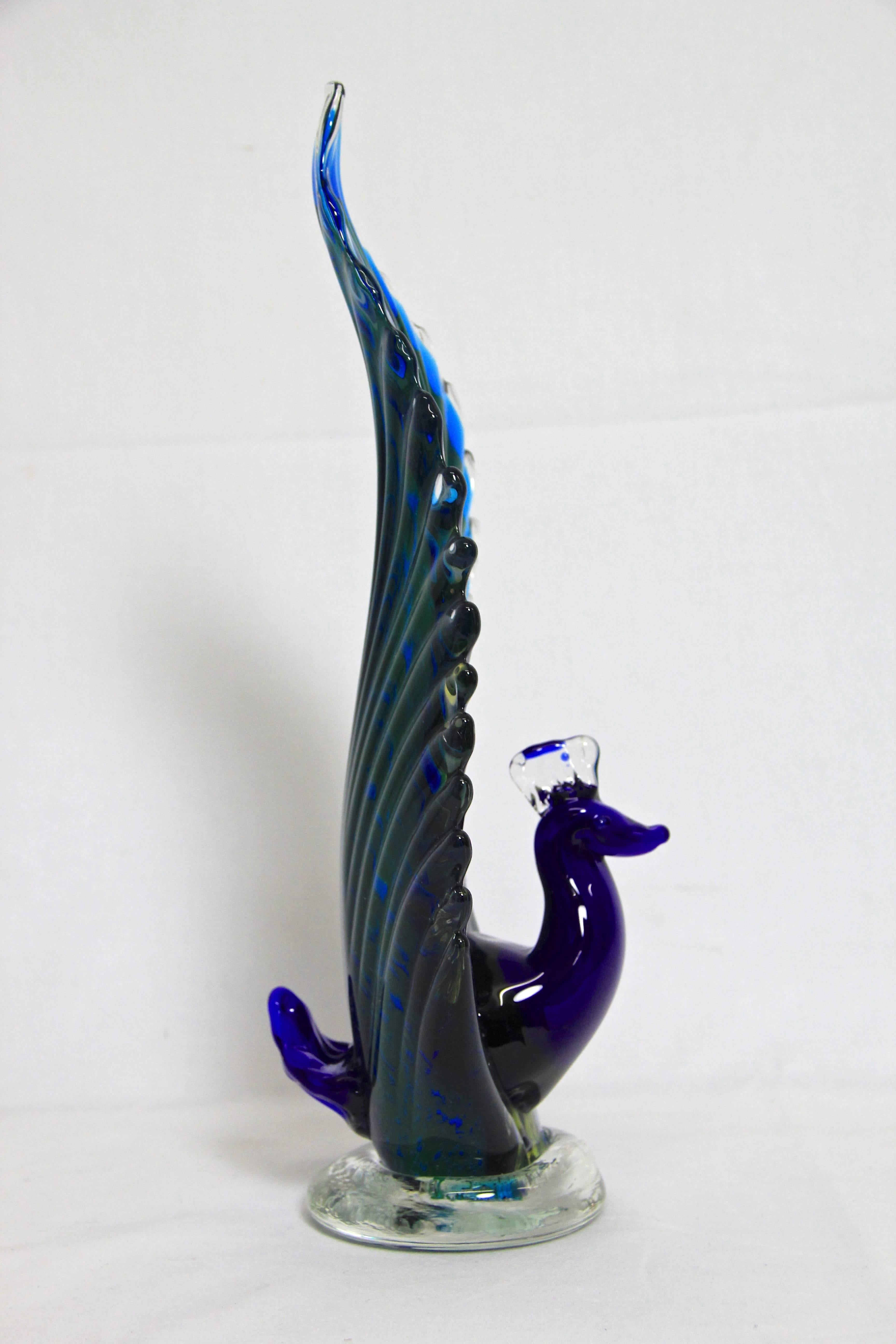 murano peacock