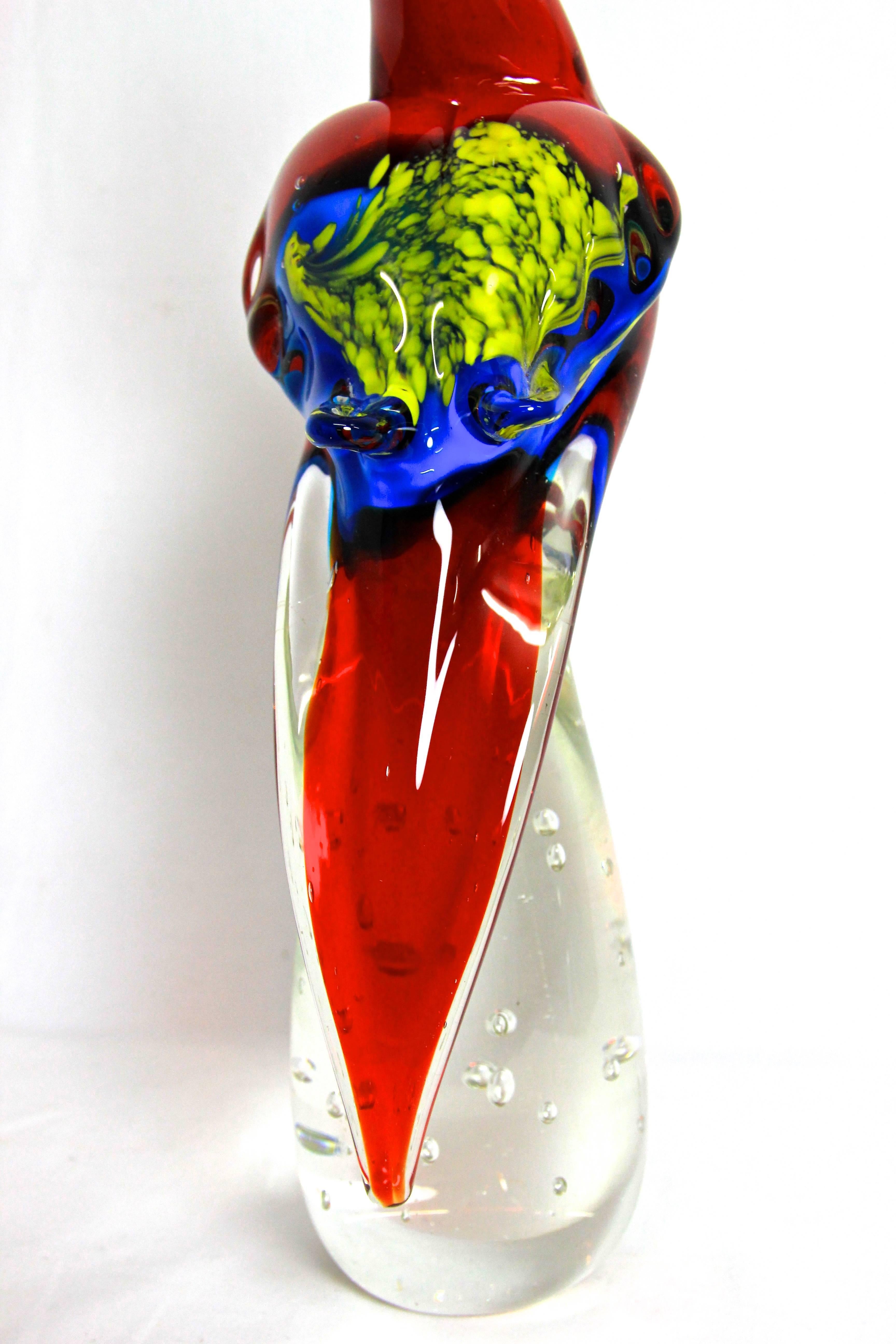 murano peacock