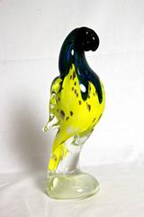 Beautiful Murano Glass Art Parrot, Italy