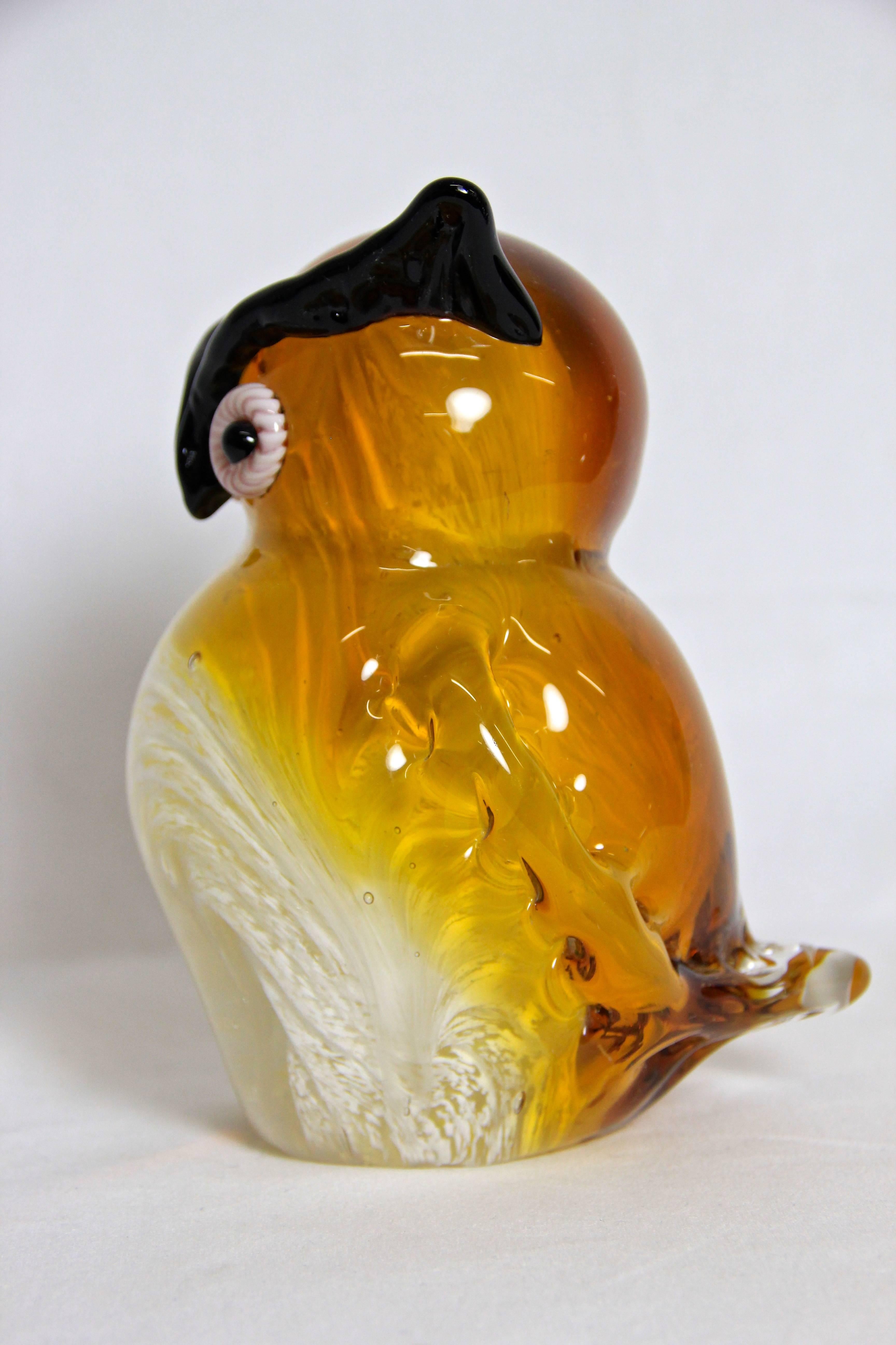 murano glass owls