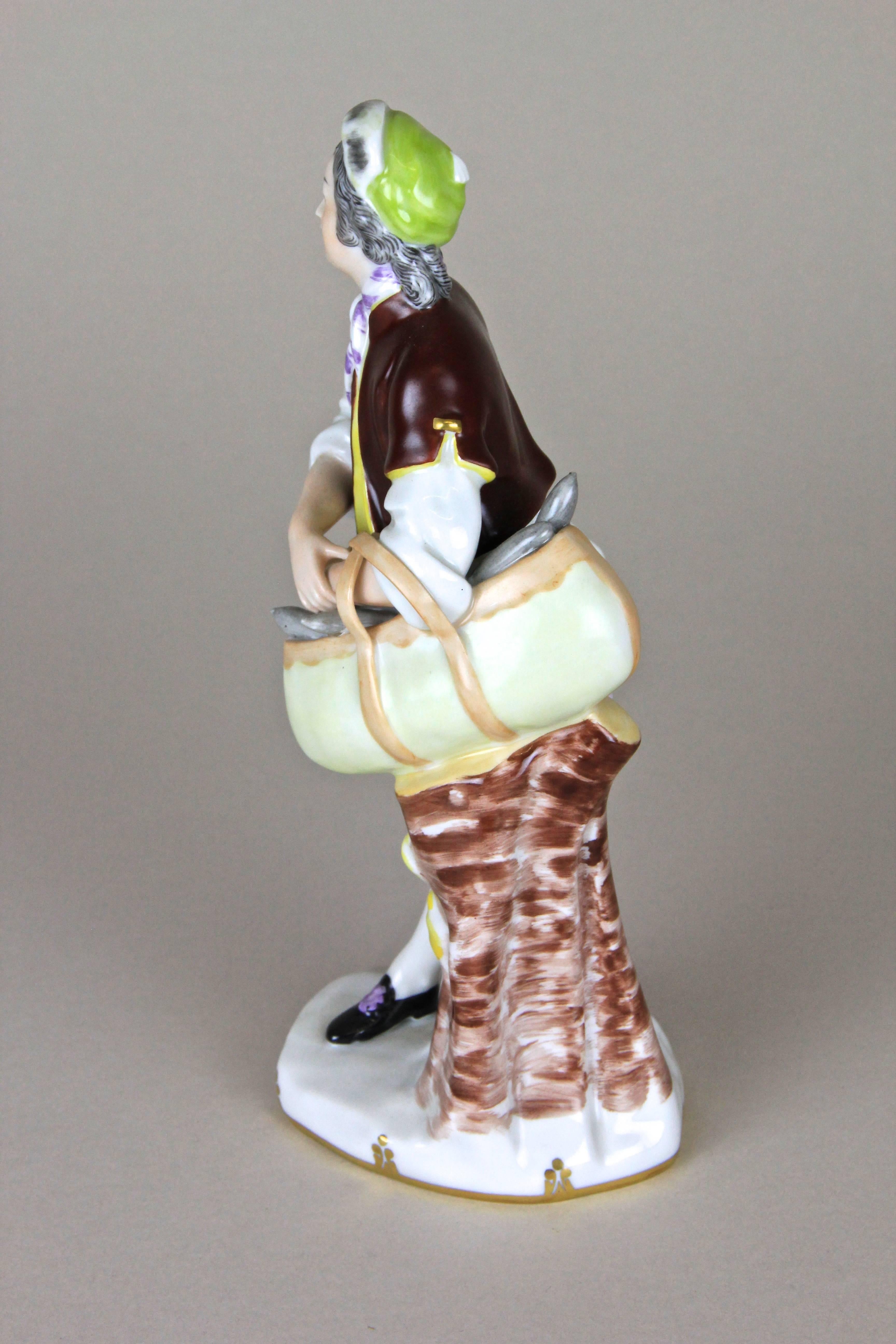 Hand-Painted Porcelain Figurine 