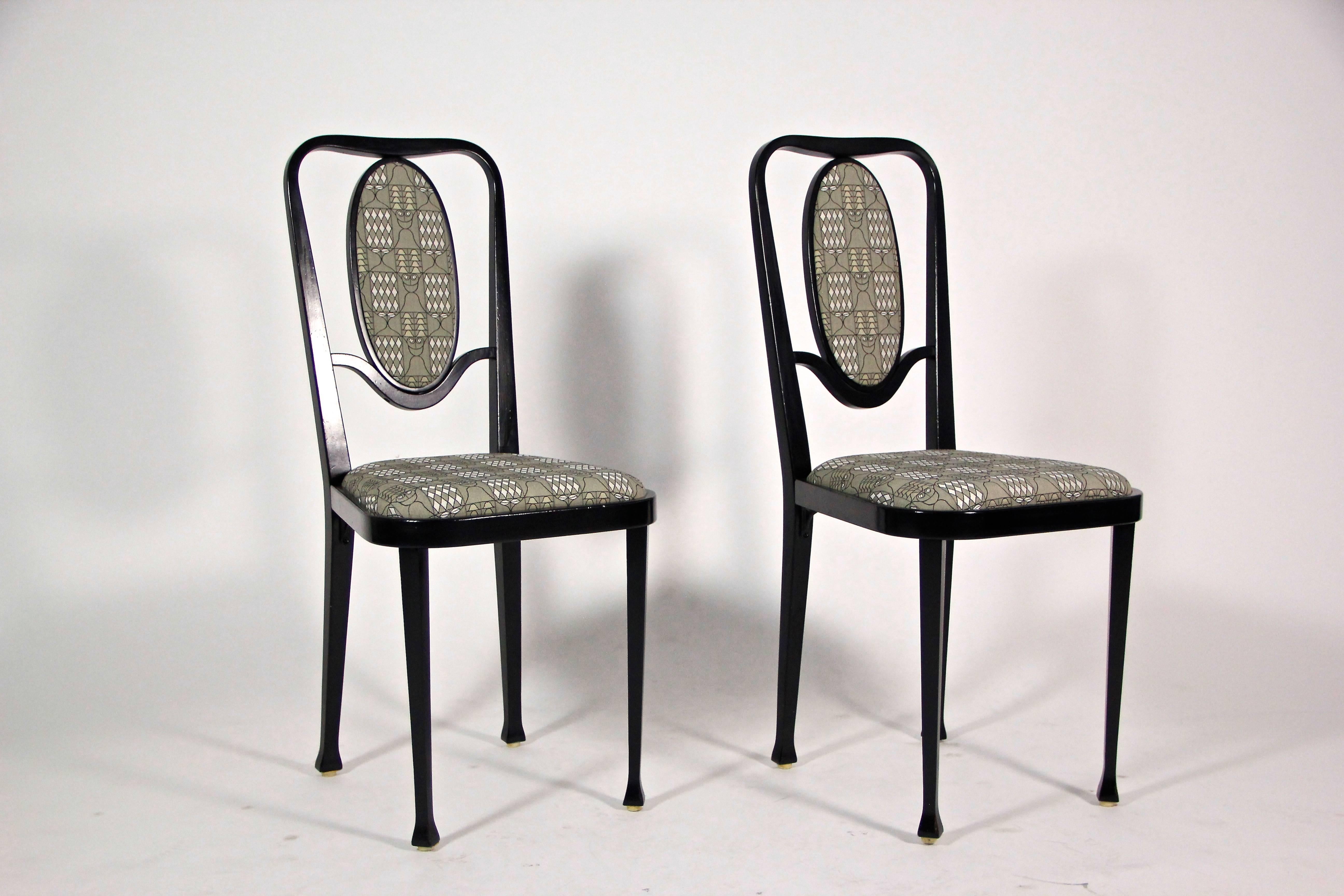 Beech Art Nouveau Style Seating Group by Thonet, Vienna circa 1980
