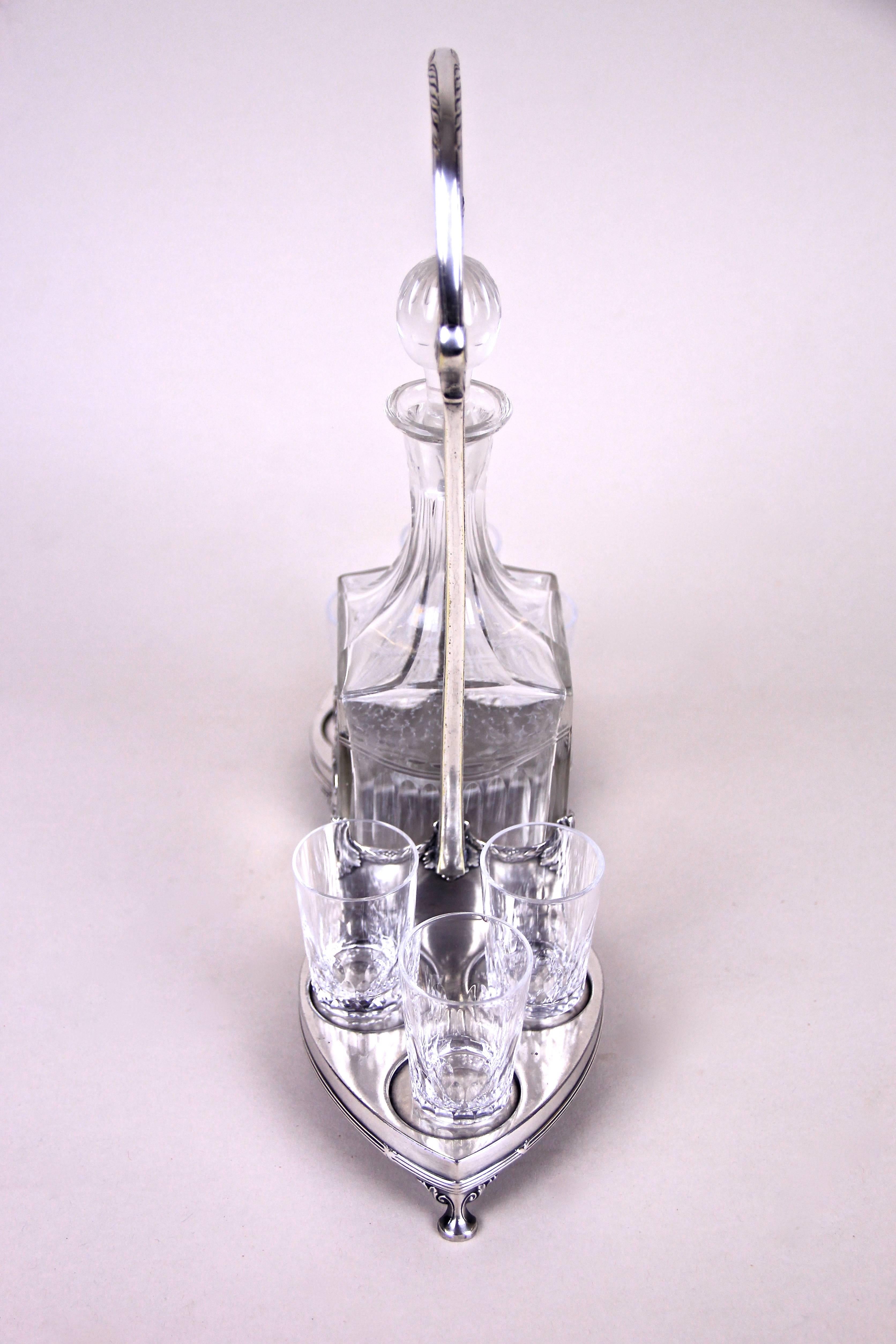 Art Nouveau Liquor Set by WMF, Germany, circa 1910 In Good Condition In Lichtenberg, AT