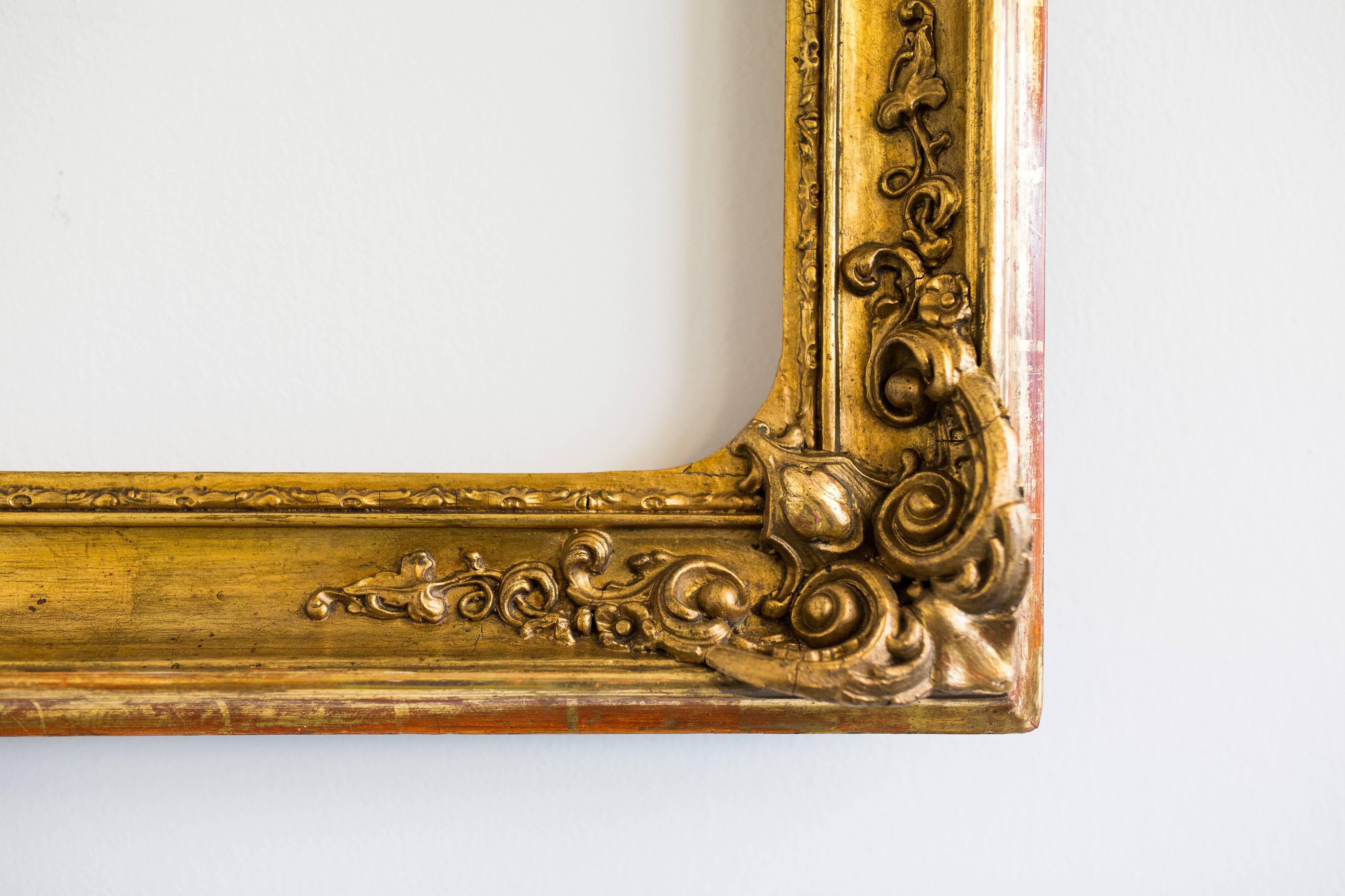 large gilded frame