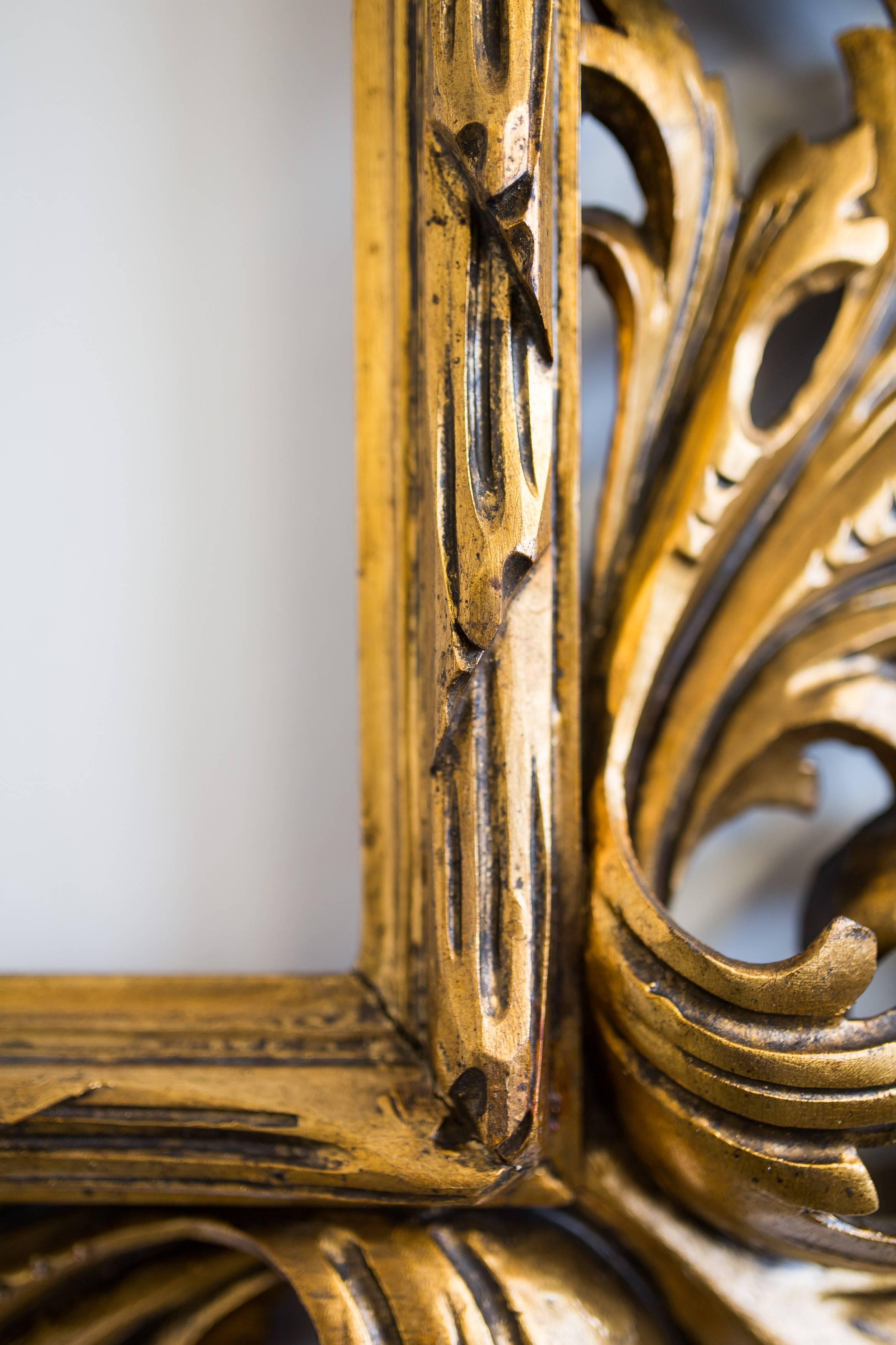 Carved Stunning Florentine Picture Frame, circa 1860