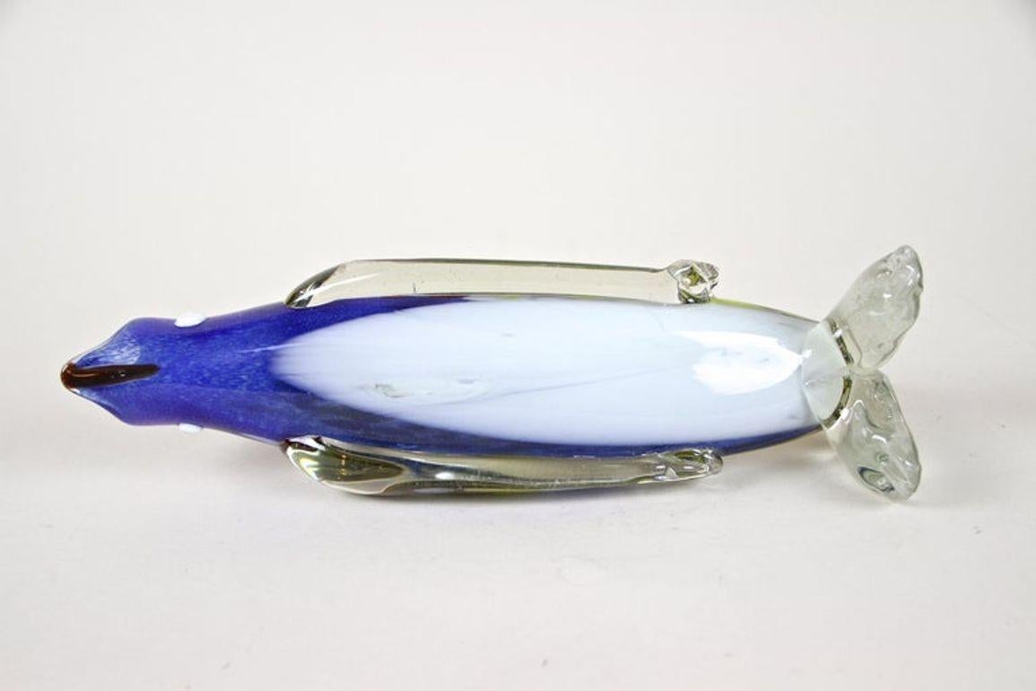 Vaso in vetro di Murano Penguin, metà secolo, Italia circa 1960 in vendita 8
