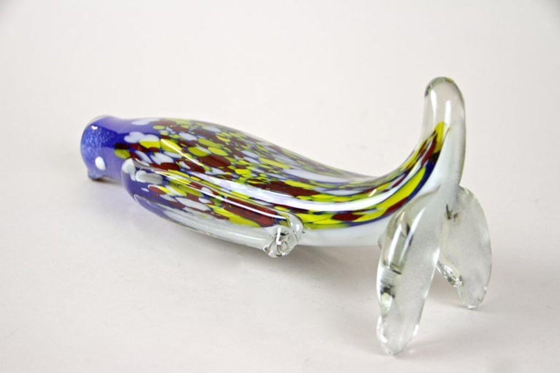 Vaso in vetro di Murano Penguin, metà secolo, Italia circa 1960 in vendita 7