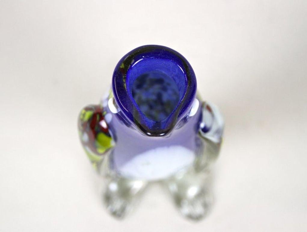 Vaso in vetro di Murano Penguin, metà secolo, Italia circa 1960 in vendita 5