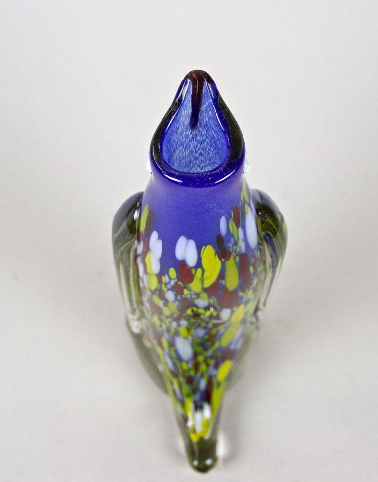 Vaso in vetro di Murano Penguin, metà secolo, Italia circa 1960 in vendita 1