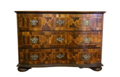 Comò barocco del XVIII secolo con intarsi, Austria, 1770 circa