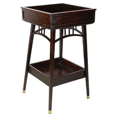 20th Century Art Nouveau Flower Stand/ Pedestal, Beechwood, Austria ca. 1905