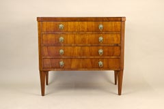 19th Century Biedemeier Chest Of Drawers, Cherrywood Polished, Austria ca. 1830